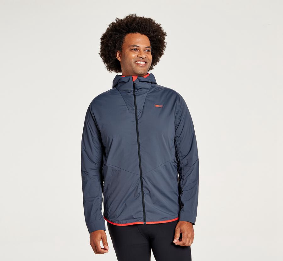 Veste Hoka One One Hybrid Run Homme - Bleu - SCZ-231590